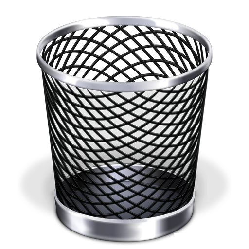 An online representation of a dustbin